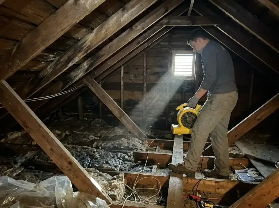 attic-water-damage-drying-proc-007 — frequently asked questions, Emergency Water Extraction & 24/7 Flood Response in Blountv…